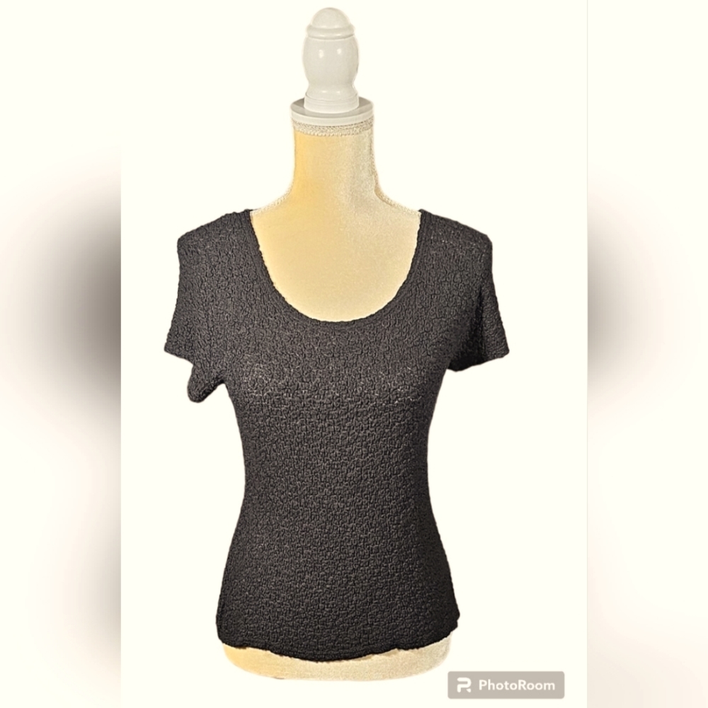 Worthington Stretch Black Blouse